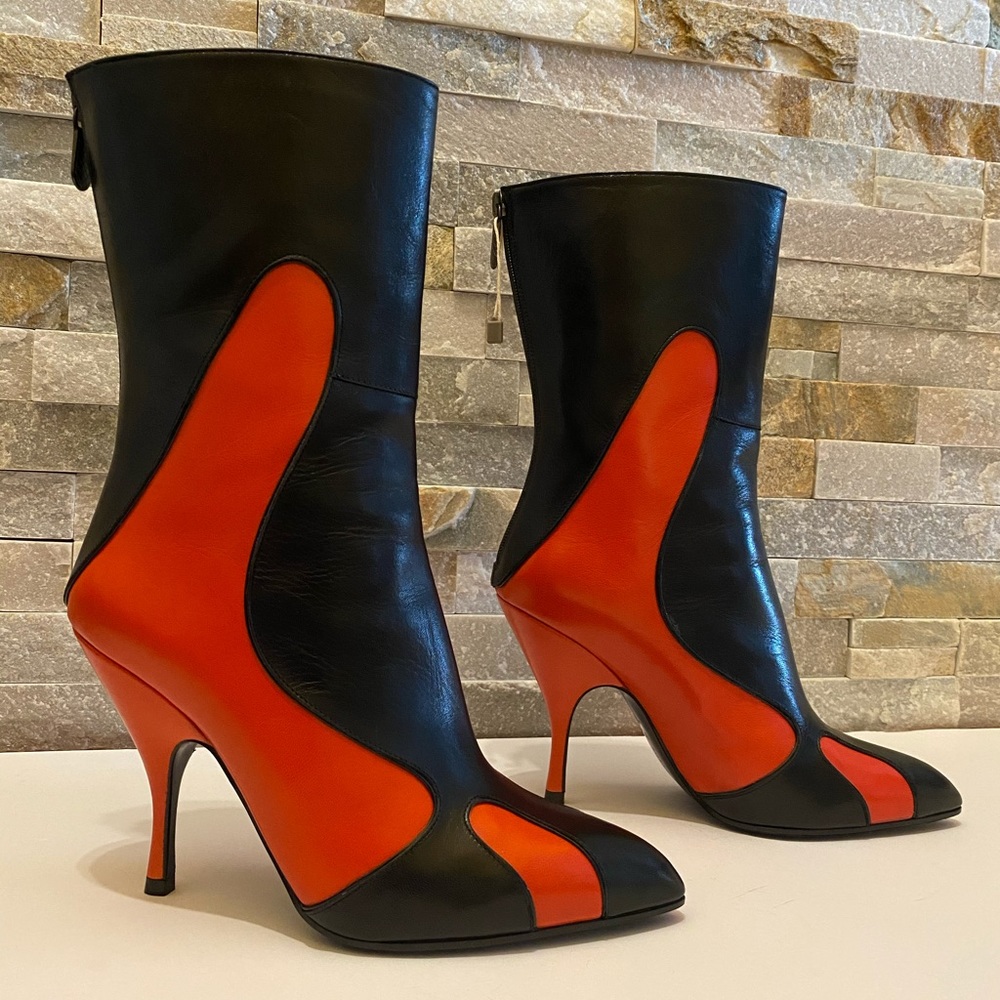 BOTTEGA VENETA Smooth Kid Poppy Ankle Boots - Nero